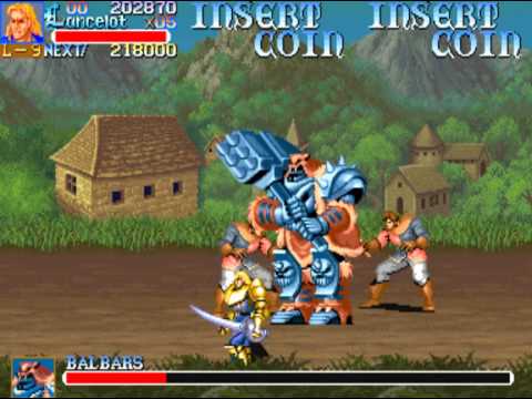 Knights of the Round (Arcade) Boss 05 Balbars (No Damage)