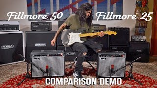 MESA/Boogie Fillmore 25 & 50 Comparison Demo