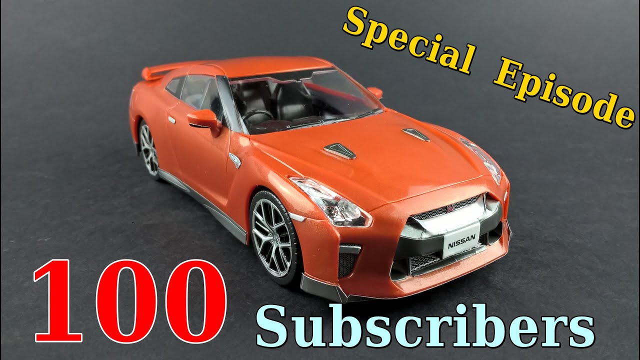 1/32 Nissan GT-R The Snapkit / Aoshima – Inbox – Full Build – Celebrating 100 subscribers #13