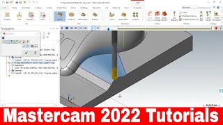 Mastercam 2022 blend milling | Mastercam 2022 | Blend milling | Mastercam 2022 tutorials