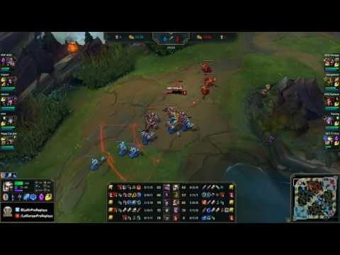 SKT T1 Huni Camille vs Poppy TOP Ranked Challenger Korea patch 7.5 season 7