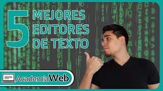 🔝 5 editores de texto SUPERIORES para programar en 2020