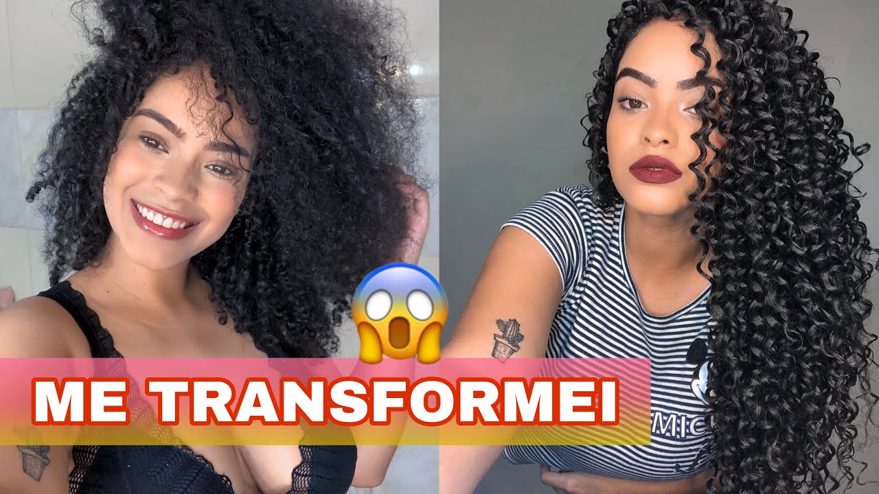TRANSFORMAÇÃO TOTAL - CROCHET BRAIDS SOZINHA EM CASA