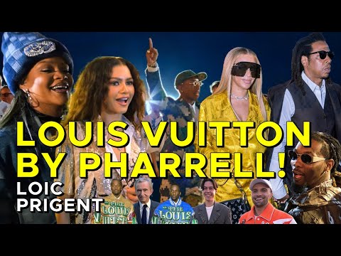 LOUIS VUITTON: PHARRELL WILLIAMS TAKES OFF!! WITH BEYONCÉ! RIHANNA! ZENDAYA! By Loic Prigent