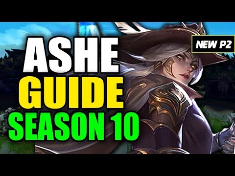 HOW TO PLAY ASHE SEASON 10 - (Best Build, Runes, Playstyle) - S10 Ashe Gameplay Guide