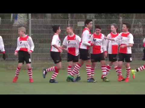 RKAVV JO13-1 - RIJNSBURGSEBOYS JO13-1  (2-0) 11-03-2017 Sinan en Mohammed