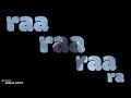 Ghamand kar animated lyrical status ||- tanhaji song raa raa raa ra animated black screen status||