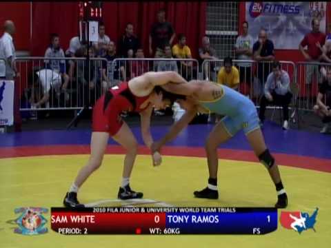 FILA JR Freestyle 60kg - Sam White vs. Tony Ramos