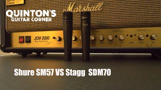 Video thumbnail for Shure SM57 Vs Stagg SDM70 Microphone Shootout #Shure #SM57 #Stagg #SDM70 by Quinton Lucion
