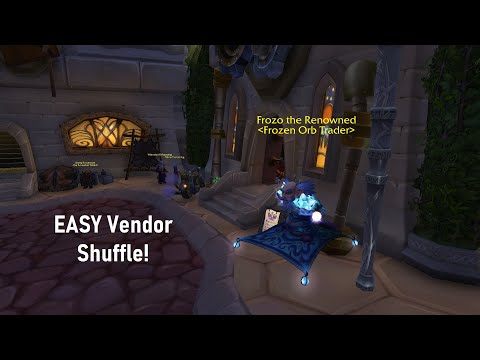 WoW Shadowlands 9.2.5 - Don't Sleep On THIS Vendor SHUFFLE! Frozen Orb Shuffle!