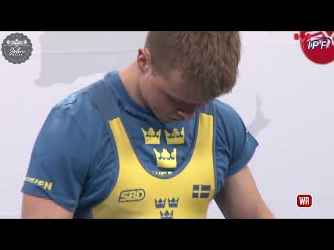 Eddie Berglund - 1st Place 710kg Total*WR* - 66kg Class 2022 IPF World Classic Championship