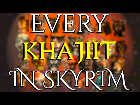 Every KHAJIIT in The Elder Scrolls V: Skyrim