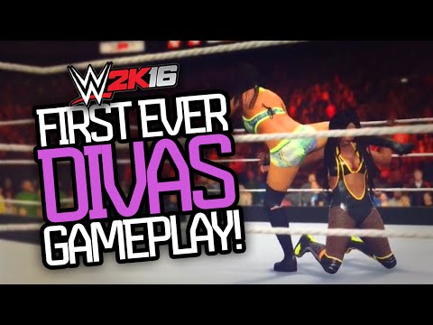 WWE 2K16 - DIVAS GAMEPLAY! FIRST LOOK! (WWE 2K16 New Gameplay)