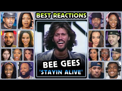 Bee Gees - Stayin Alive - Reaction Compilation