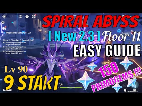 [New Session 2.3] Spiral Abyss Floor 11 Genshin Impact - EASY GUIDE