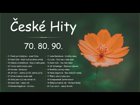Nejlepší České Hity 70. 80. 90. ???? Nejoblíbenější stará píseň