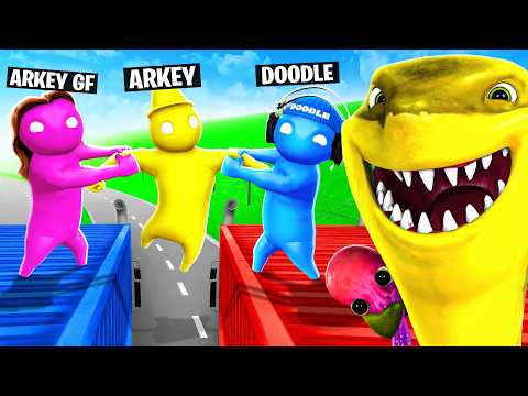 We Played GANG BEASTS With ARKEY’S GIRLFRIEND..