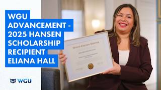 2025 Hansen Scholarship Recipient Eliana Hall