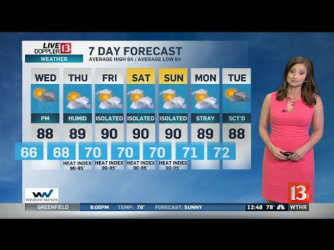 Lindsey Monroe's Live Doppler 13 Forecast - June 25, 2019