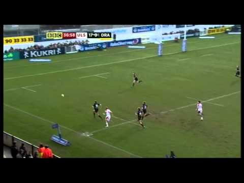 Ulster v Dragons 12/04/2013 Darren Cave Try