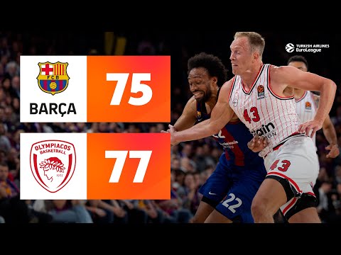 FC Barcelona - Olympiacos | EXCITING FINISH Playoffs Game 1 | 2023-24 Turkish Airlines EuroLeague