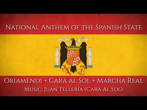National Anthem of the Francoist Spain (1938 - 1945) - «Triple Himno»