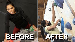Michelle Khare Tries Bouldering ( from Fear to Fearless )