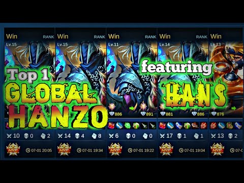 HOW TO PLAY HANZO IN 2020 | TOP 1 GLOBAL HANZO ft. HANS | MLBB