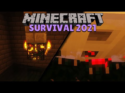 Making A Double Cave Spider XP Farm | Minecraft 2021 - Part 9