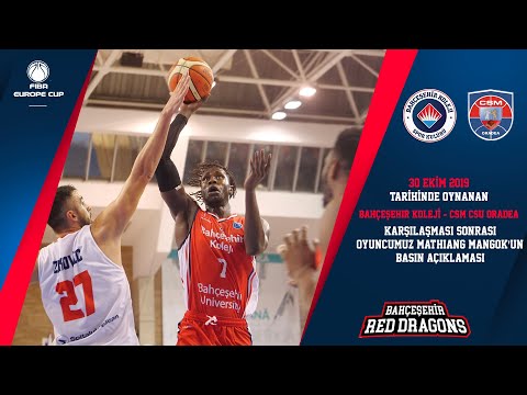 Bahçeşehir Koleji - Csm Csu Oradea | Mathian Mangok Basın Açıklaması