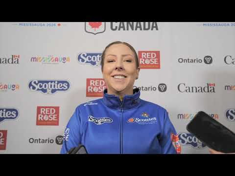 Media Scrum - Semifinal - 2026 Scotties Tournament of Hearts