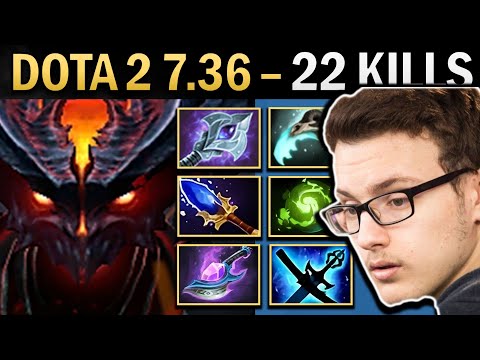 Shadow Fiend Gameplay Miracle with Vyse and 22 Kills - Dota 2 Ringmaster