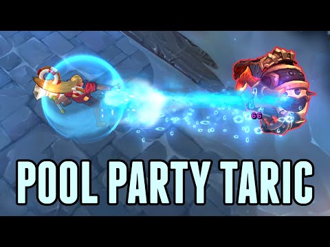 Pool Party Taric LoL Skin Spotlight (League of Legends)