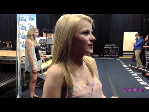 Hollie Cavanagh - Idol Tour Press Junket