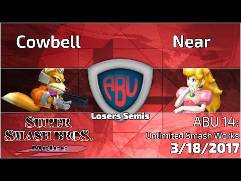 ABU Monthly 014: Cowbell (Fox)  Vs. Near (Peach) - SSBM Singles Loser Semis