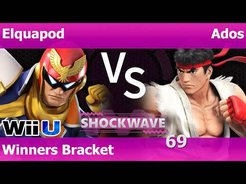 SW 69 Smash 4 - Elquapod (C Falcon, Cloud) vs Ados (Ryu) - Winners Bracket