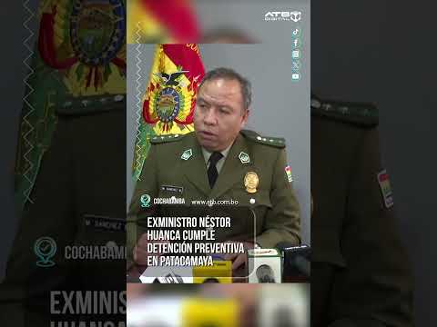 Exministro Néstor Huanca cumple detención preventiva en Patacamaya