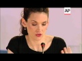 Winona Ryder and co-stars attend press conference to talk about new thriller, 'The Iceman'