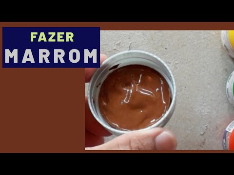How to make brown through color mixtures #3