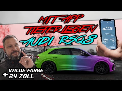 Audi RSQ8 per App tieferlegen! Wilde Farbe, 24 Zoll & TÜV 👌✖ Top Secret Tuning