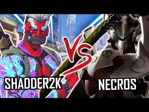 NECROS GENJI vs SHADDER2K GENJI ! GENJI OVERWATCH 2 RELEASE GAMEPLAY