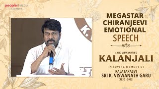 Megastar Chiranjeevi Emotional Speech | Sri K Viswanath’s KALANJALI