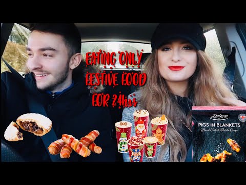 Eating ONLY festive food for 24HRS! | *THE BEST CHEAT DAY* | Tasha Glaysher