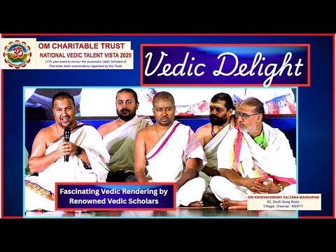 Jugalbandi - Vedic Delight, Fascinating Vedic Rendering by Renowned Vedic Scholars - Om Charita....