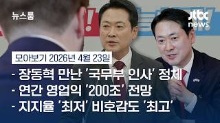 관례상 비공개? 장동혁이 만난 건 '차관 비서실장' #뉴스룸모아보기 / JTBC News