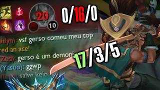 MELHOR YASUO TE ENSINA A GANHAR QUALQUER LANE NO TOP.