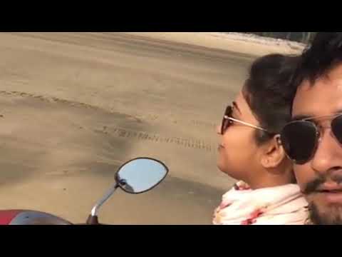 Driving scooty crazily at Udaipur beach 🏖