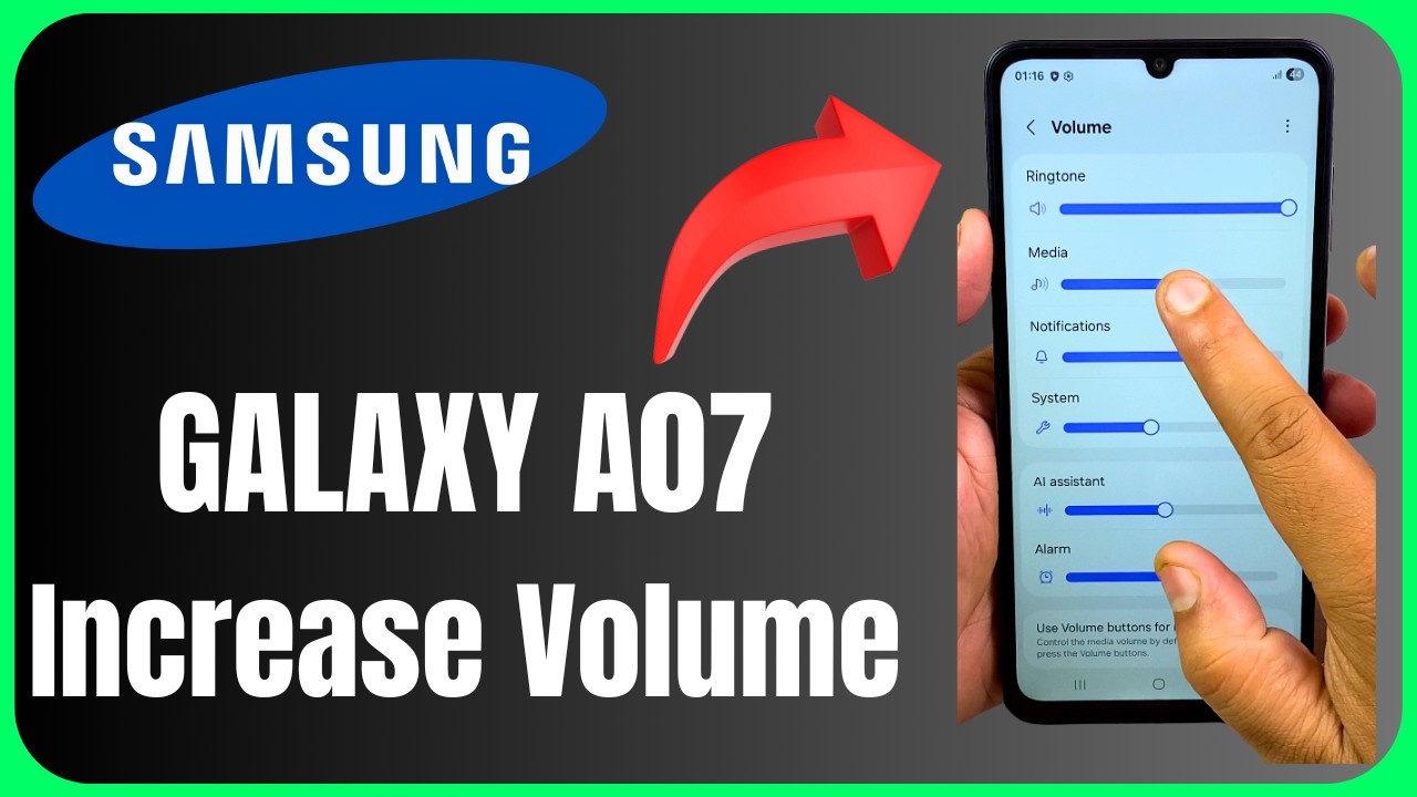 How to Increase Volume on Galaxy A07 – Boost Your Sound! 🔊📱