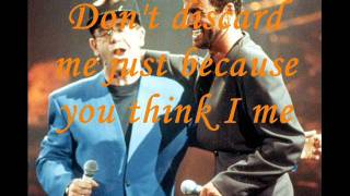 Don&#39;t let the sun go down on me. Sir Elton John &amp; George Michael with lyrics