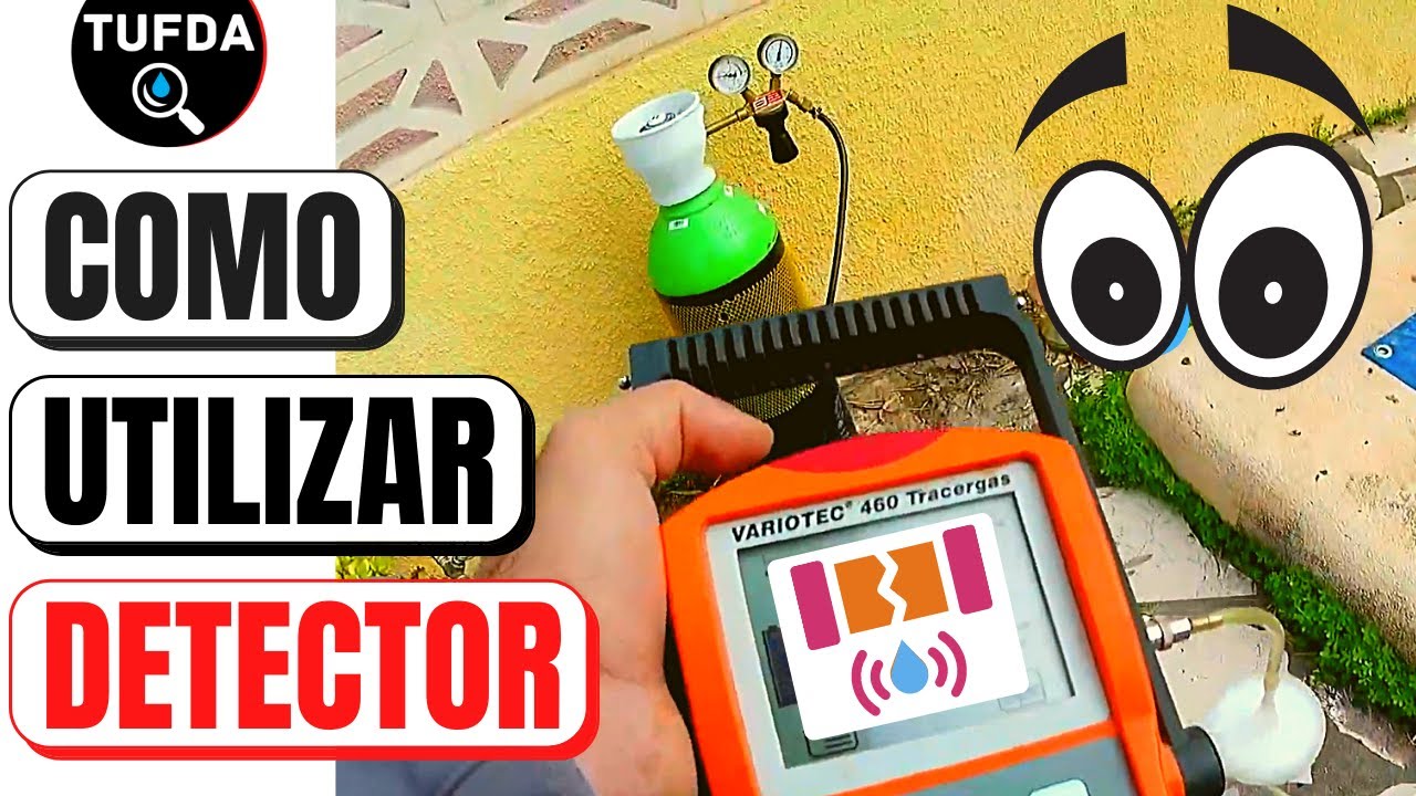 DETECTOR DE FUGAS DE AGUA en tuberías enterradas Gas Trazador